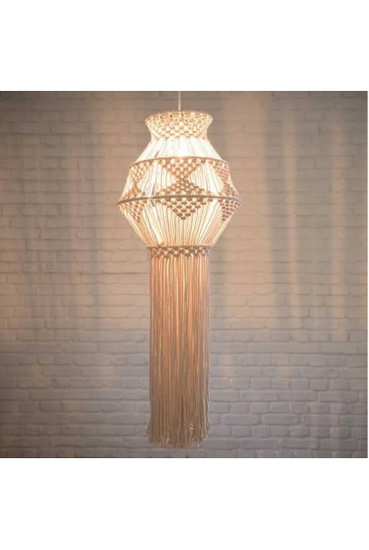 Handmade Macrame Lamp